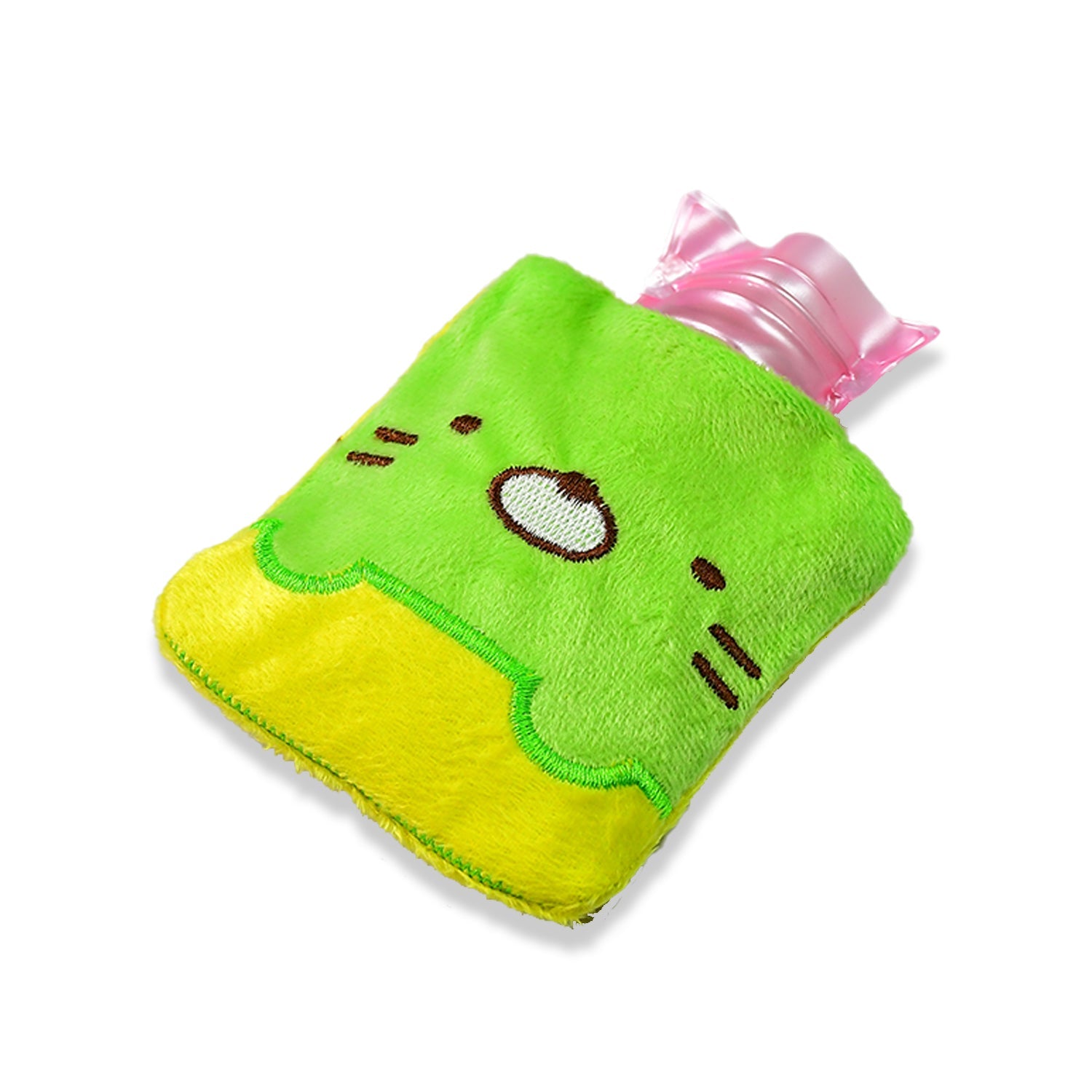 6514 Green Kitty small Hot Water Bag with Cover for Pain Relief, Neck, Shoulder Pain and Hand, Feet Warmer, Menstrual Cramps. DeoDap 6514 Green Kitty small Hot Water Bag with Cover for Pain Relief, Neck, Shoulder Pain and Hand, Feet Warmer, Menstrual Cramps. DeoDap